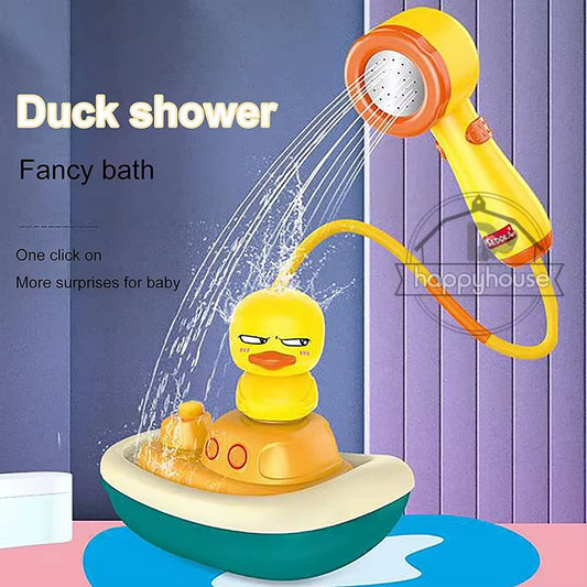 Baby Bath Toys for Kids Spray Water Bath Toys Electric Duck Baby Shower Water Toys Ball Bathroom Baby Toy Bathtub Toys Water Toy